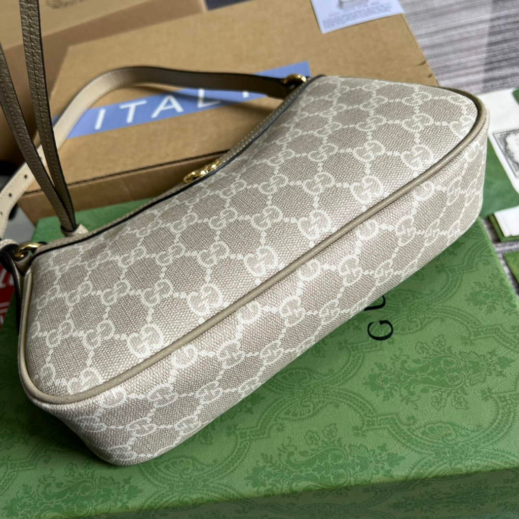 Gucci ‎735145 Ophidia small handbag Beige leather