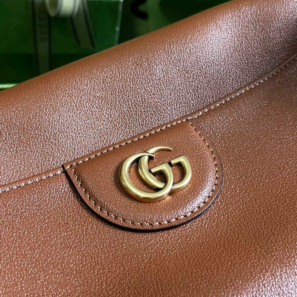 Gucci 746245 Diana large shoulder bag in Brown leather