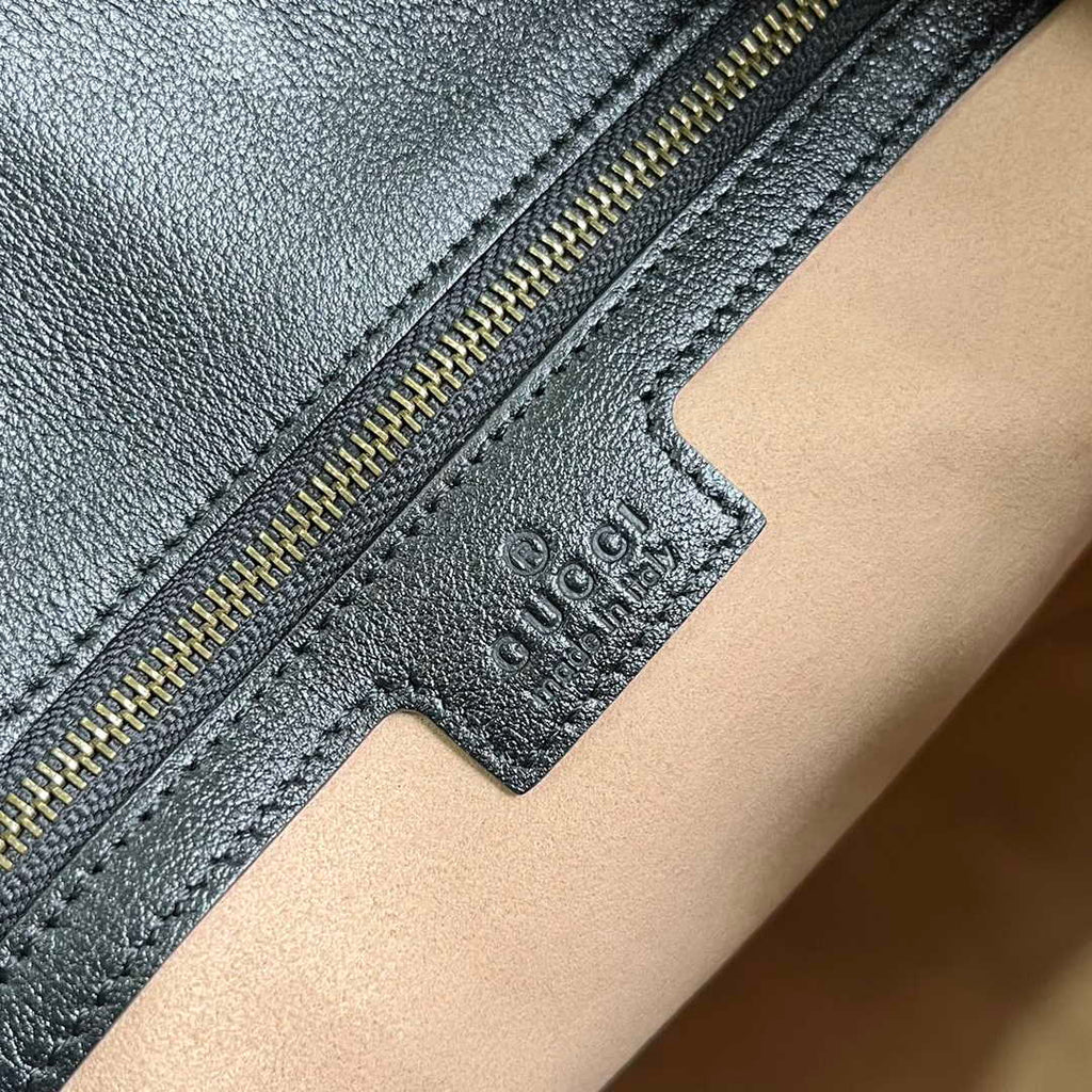 Gucci 746245 Diana large shoulder bag in black leather