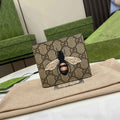 Gucci Bifold Wallet GG Supreme 451268 Bee