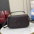 Gucci Blondie medium top handle bag 815716 in green leather