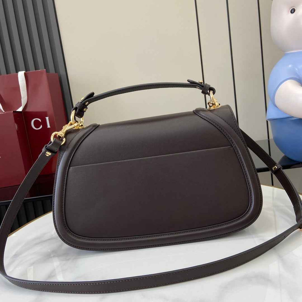 Gucci Blondie medium top handle bag 815716 in green leather