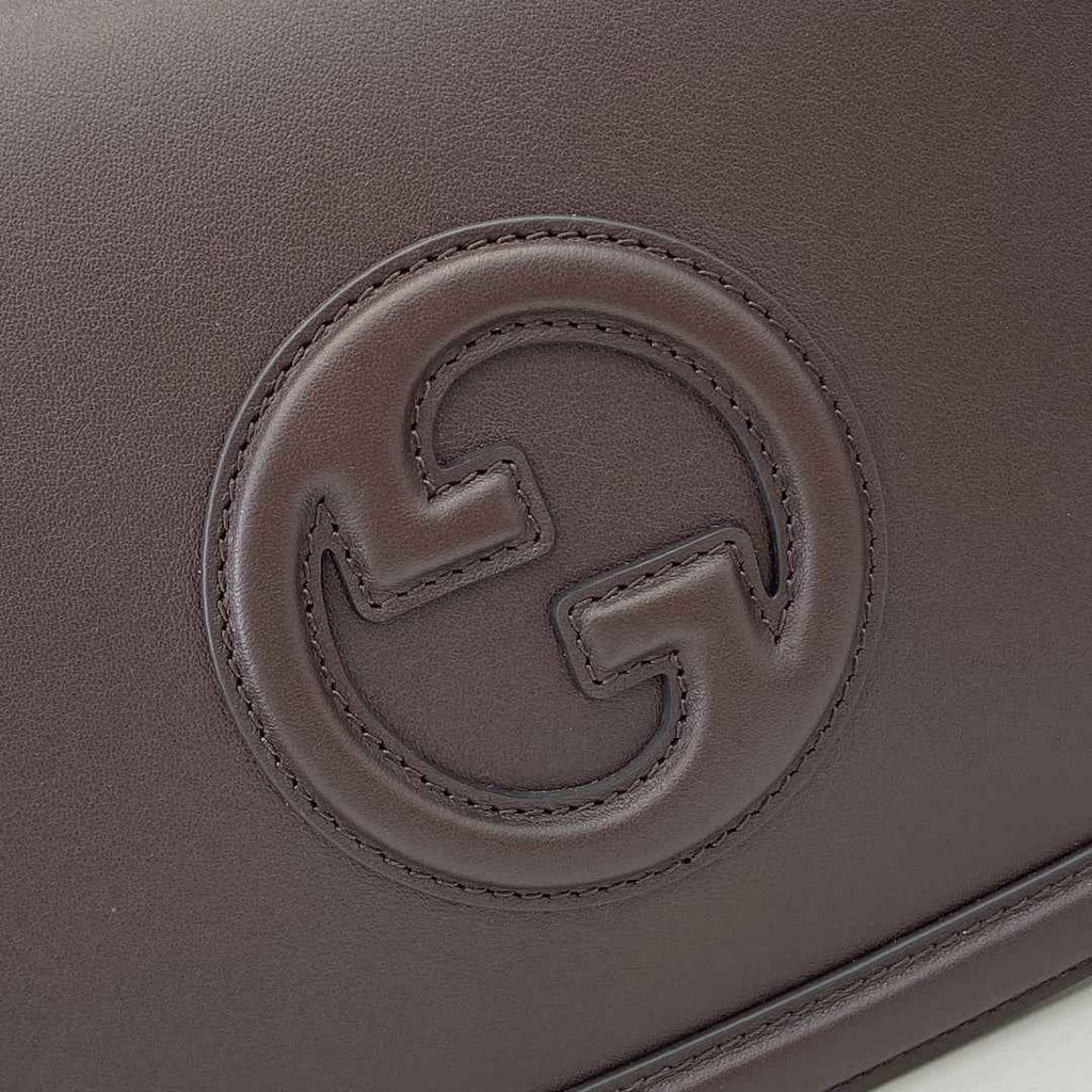 Gucci Blondie medium top handle bag 815716 in green leather