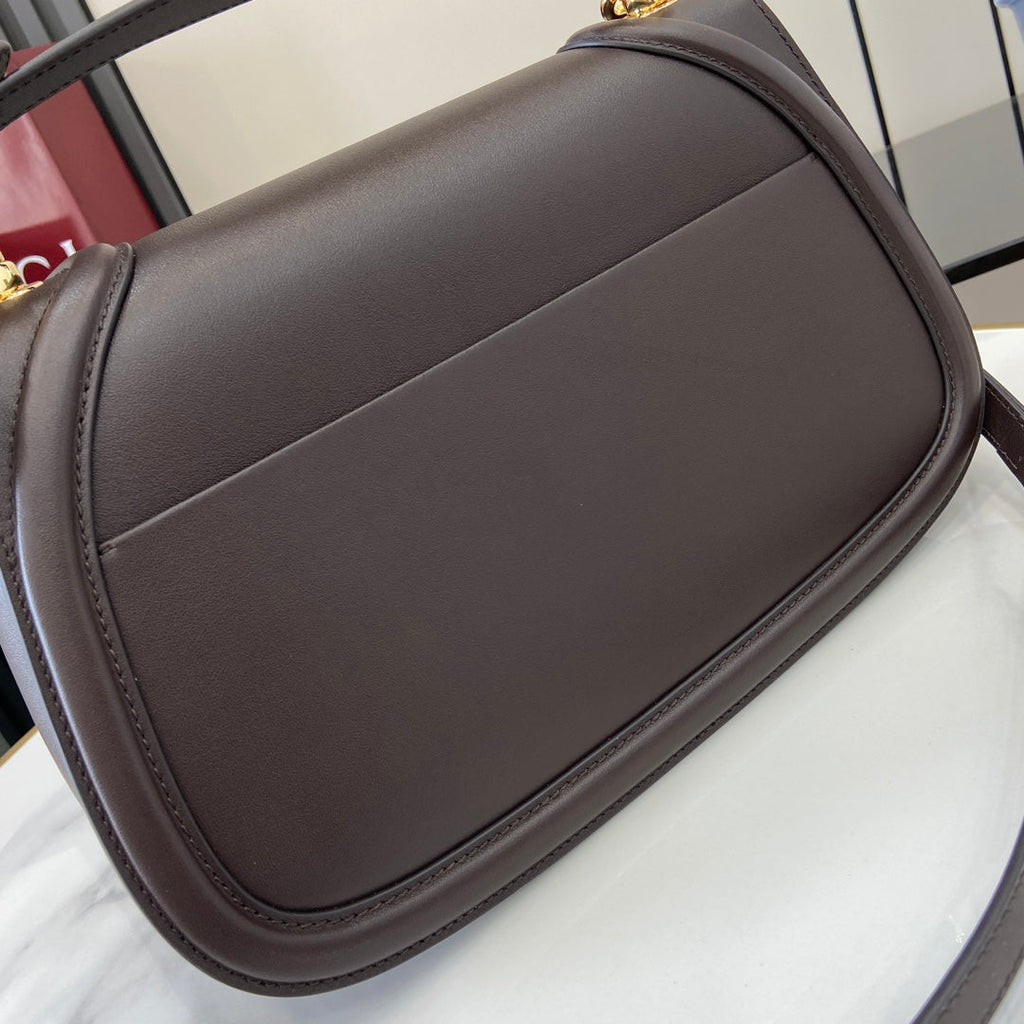 Gucci Blondie medium top handle bag 815716 in green leather