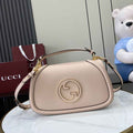 Gucci Blondie medium top handle bag 815716 in light pink leather