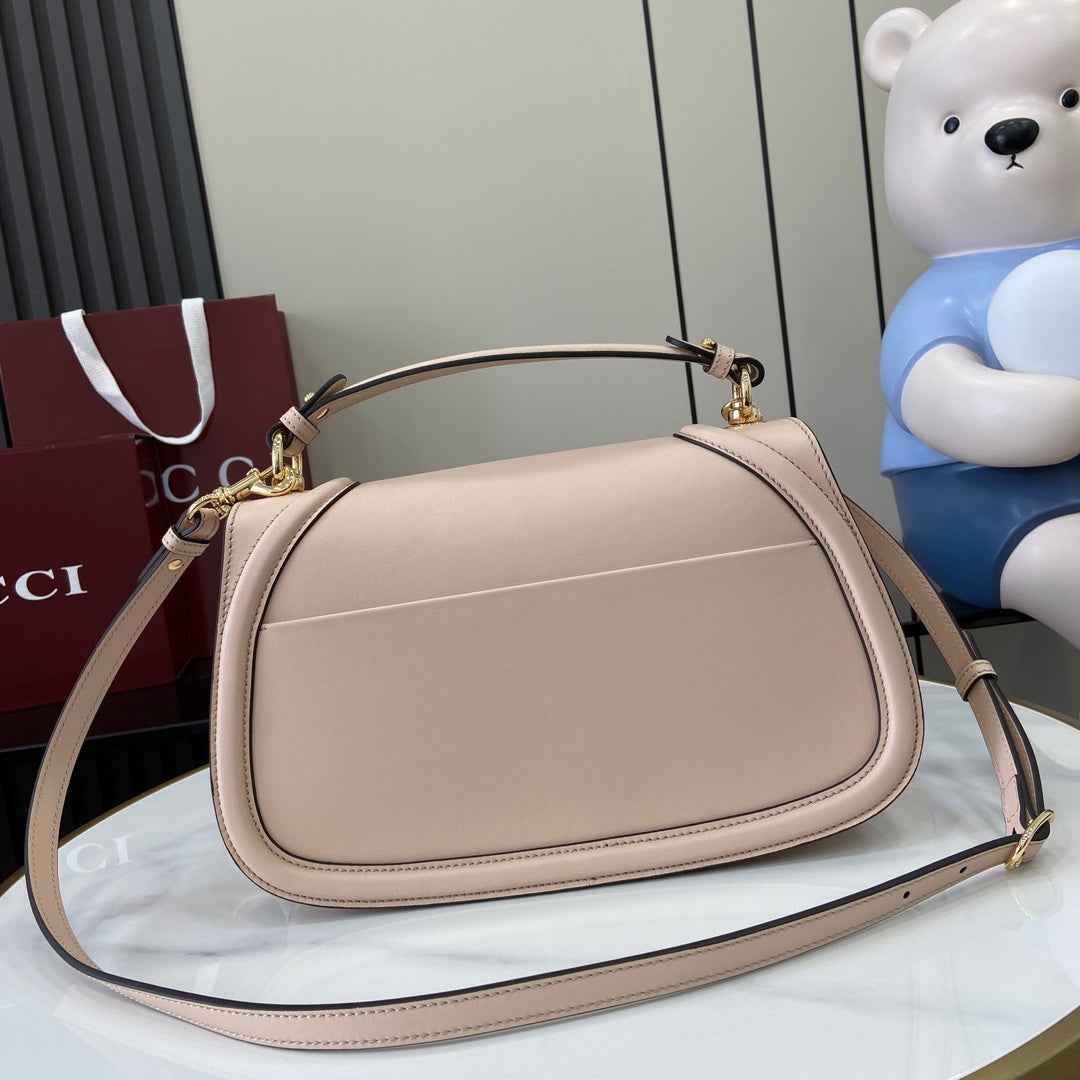 Gucci Blondie medium top handle bag 815716 in light pink leather