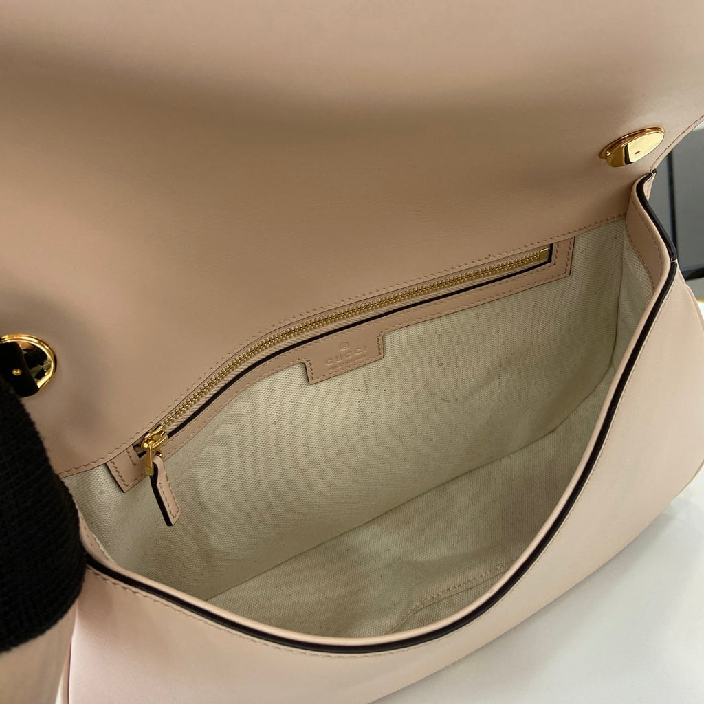 Gucci Blondie medium top handle bag 815716 in light pink leather