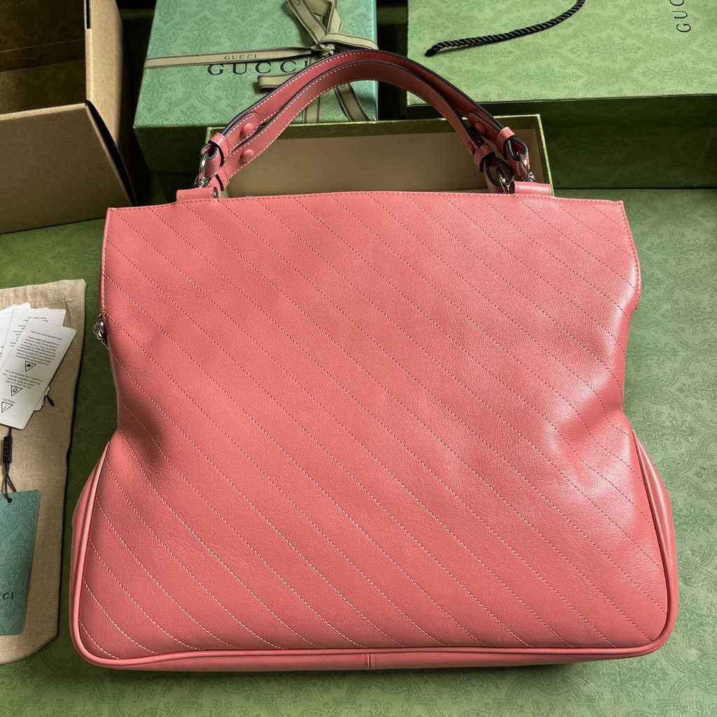 Gucci Blondie medium tote bag in Pink leather 751516