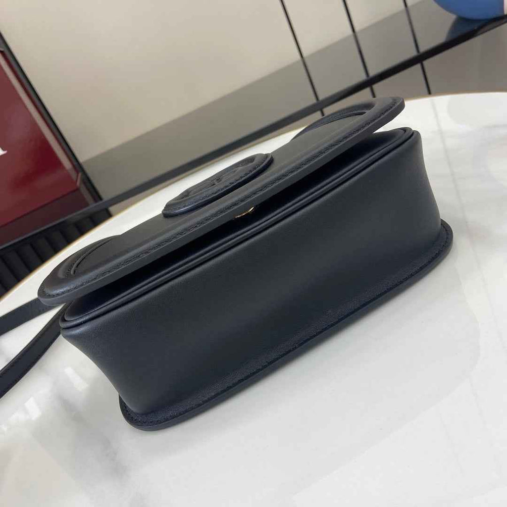 Gucci Blondie mini shoulder bag in black leather 815700
