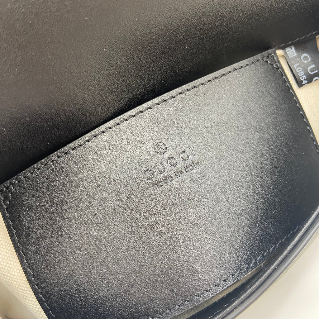 Gucci Blondie mini shoulder bag in black leather 815700