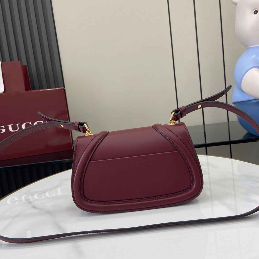 Gucci Blondie mini shoulder bag in red leather 815700