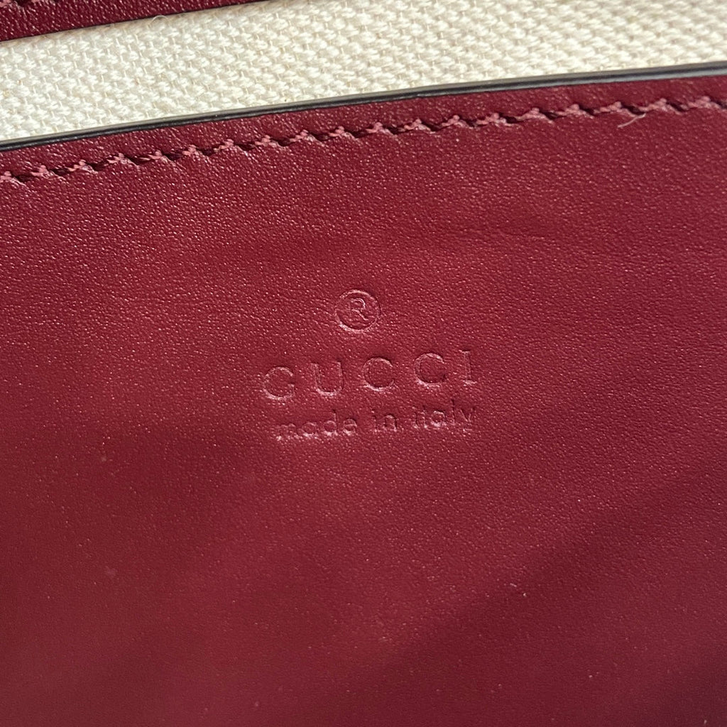 Gucci Blondie mini shoulder bag in red leather 815700