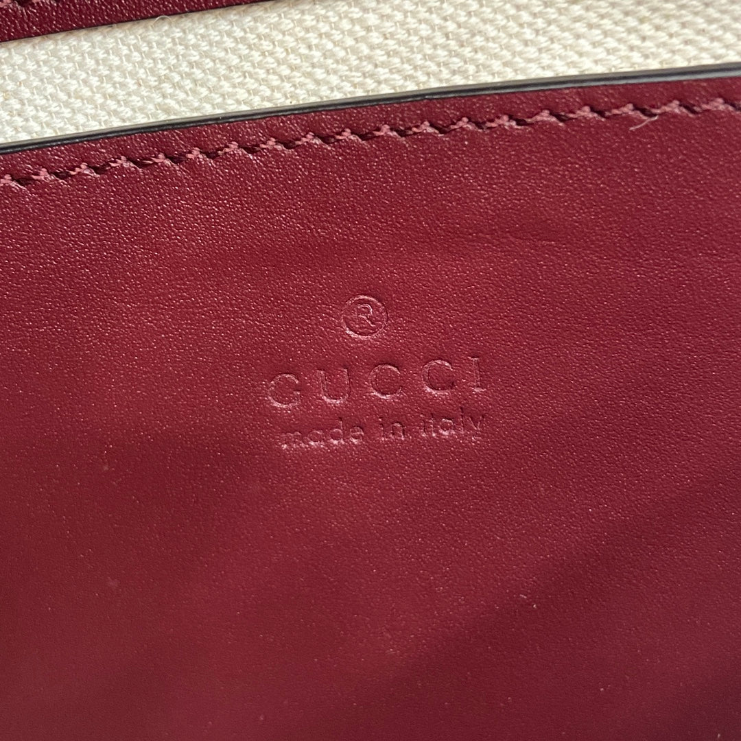 Gucci Blondie mini shoulder bag in red leather 815700