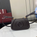Gucci Blondie mini shoulder bag in coffee leather 815700