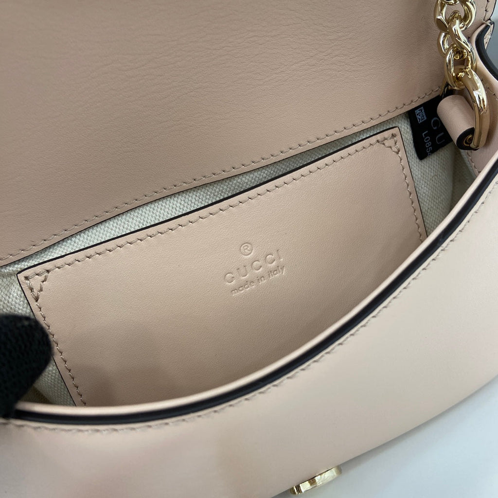 Gucci Blondie mini shoulder bag in light pink leather ‎815711
