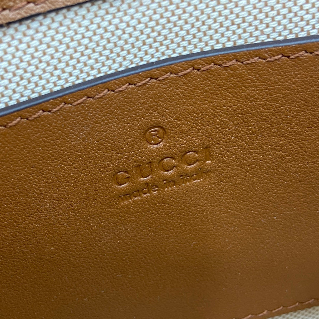 Gucci Blondie mini shoulder bag in brown leather ‎815711