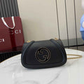 Gucci Blondie mini shoulder bag in black leather ‎815711