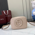 Gucci Blondie mini shoulder bag in light pink leather 820429