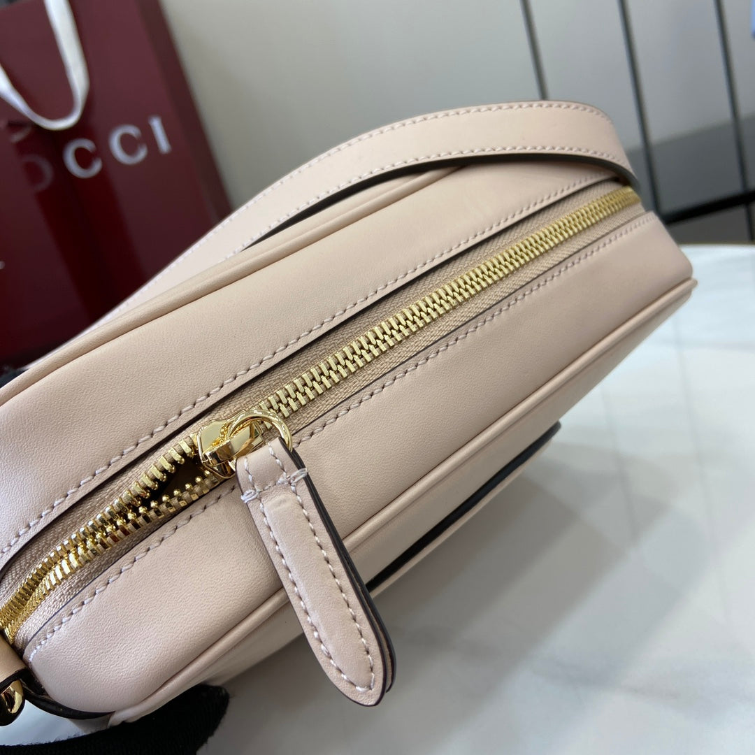 Gucci Blondie mini shoulder bag in light pink leather 820429