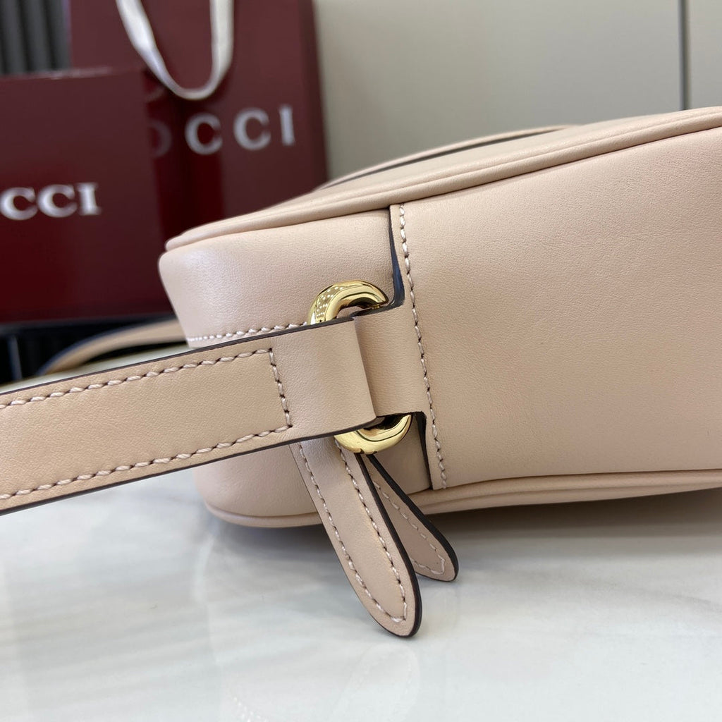 Gucci Blondie mini shoulder bag in light pink leather 820429