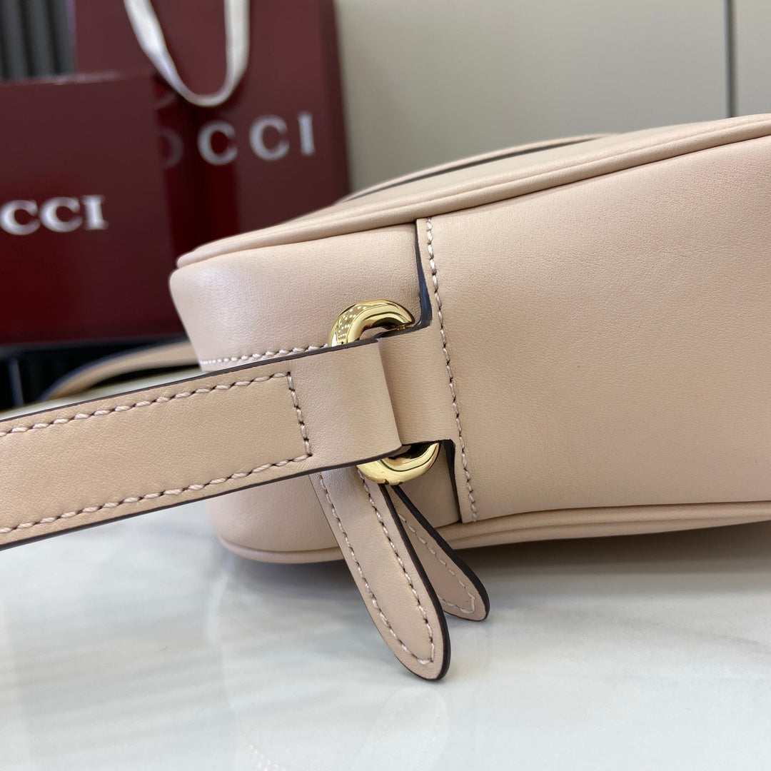 Gucci Blondie mini shoulder bag in light pink leather 820429