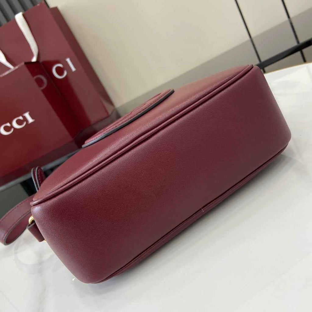 Gucci Blondie mini shoulder bag in red leather 820429