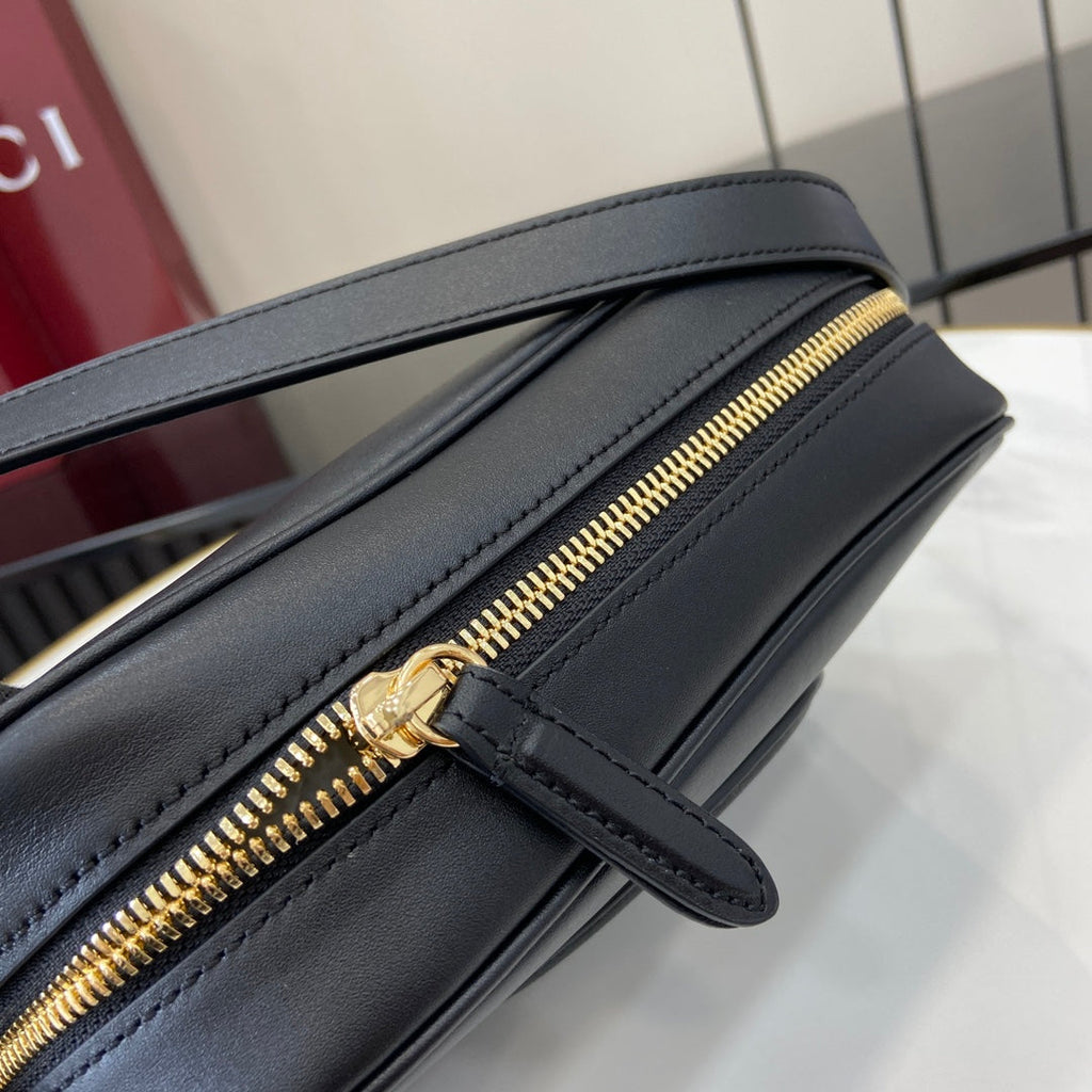 Gucci Blondie mini shoulder bag in black leather 820429