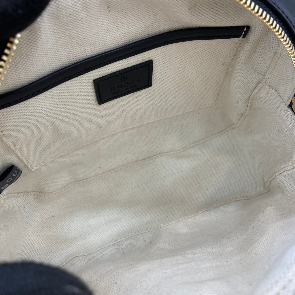 Gucci Blondie mini shoulder bag in black leather 820429