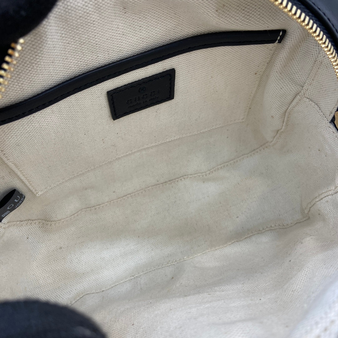 Gucci Blondie mini shoulder bag in black leather 820429