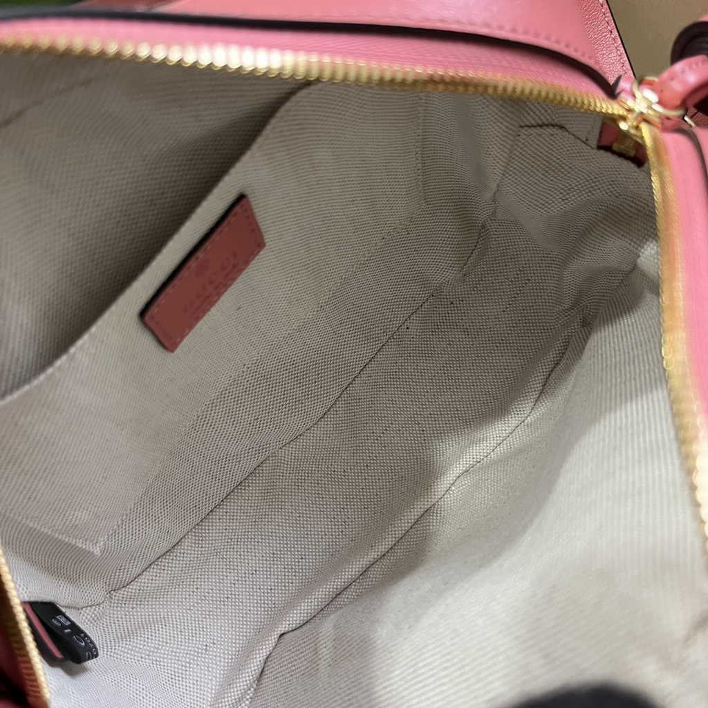 Gucci Blondie small shoulder bag in Pink leather 742360