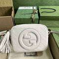 Gucci Blondie small shoulder bag in white leather 742360