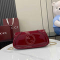 Gucci Blondie small shoulder bag in red leather 814952