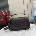 Gucci Blondie small top handle bag in coffee leather 815714