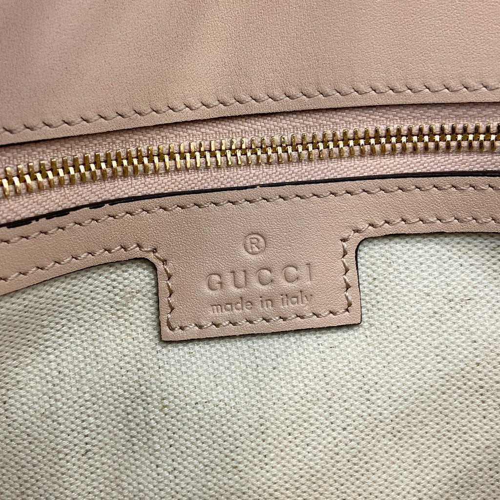 Gucci Blondie small shoulder bag in light pink leather 815715