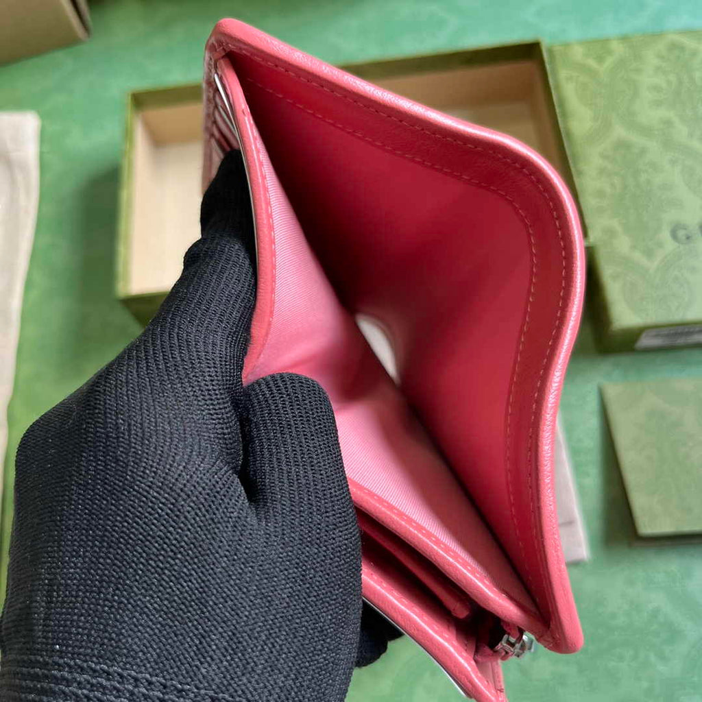 Gucci Blondie wallet 760336 in Pink leather