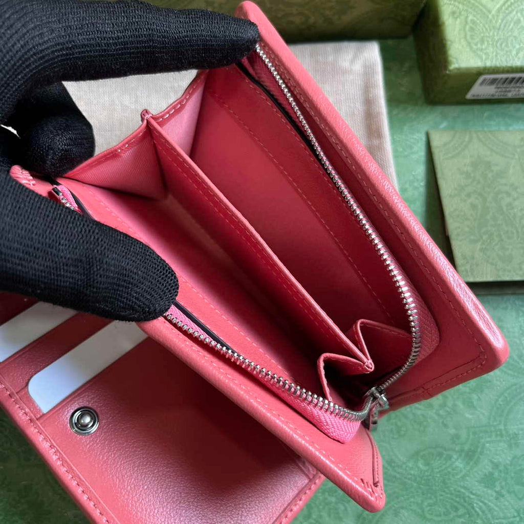 Gucci Blondie wallet 760336 in Pink leather