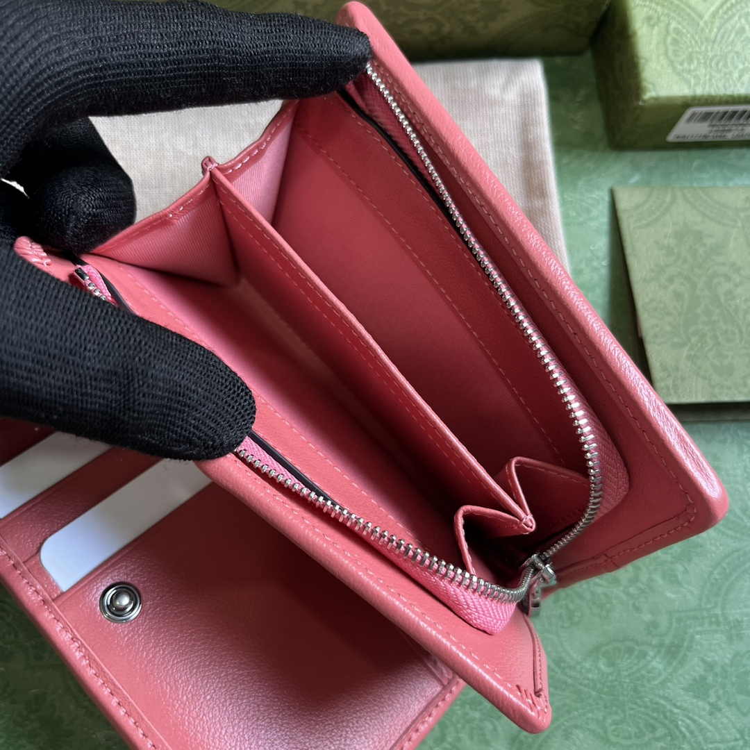 Gucci Blondie wallet 760336 in Pink leather
