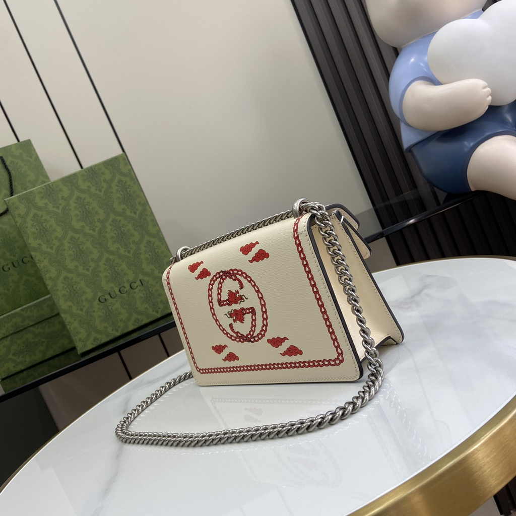 Gucci Dionysus GG small shoulder bag 499623 in beige leather