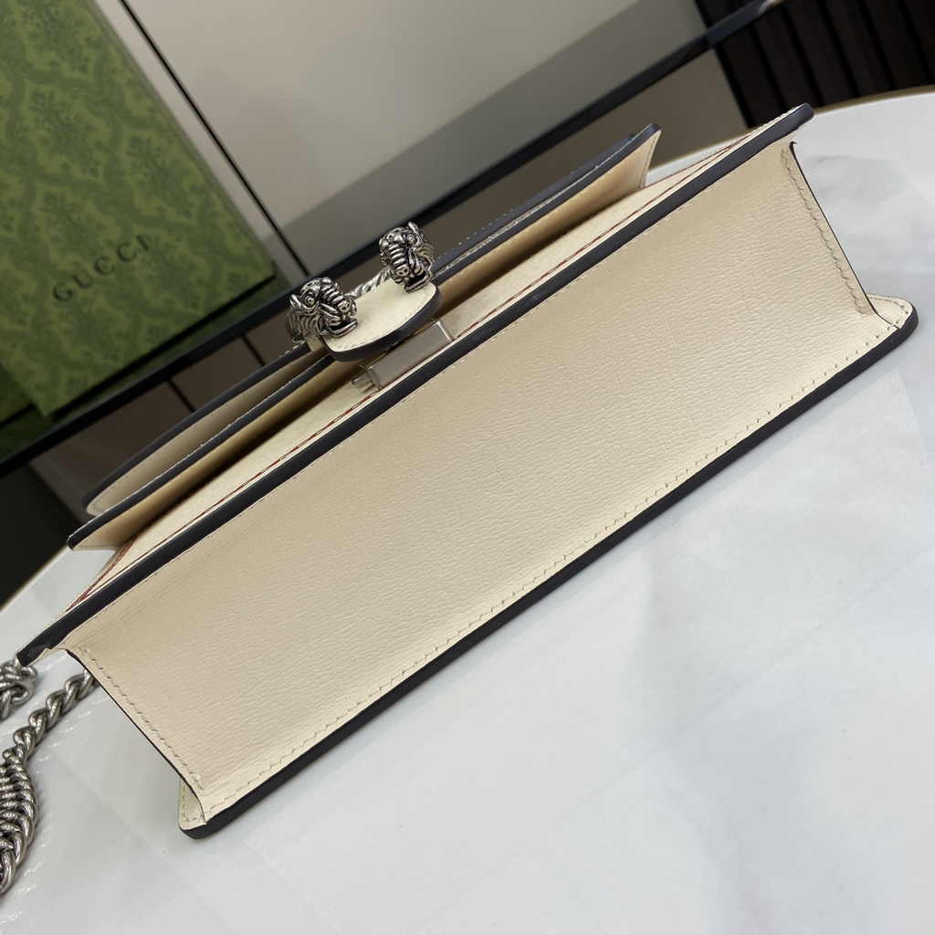 Gucci Dionysus GG small shoulder bag 499623 in beige leather