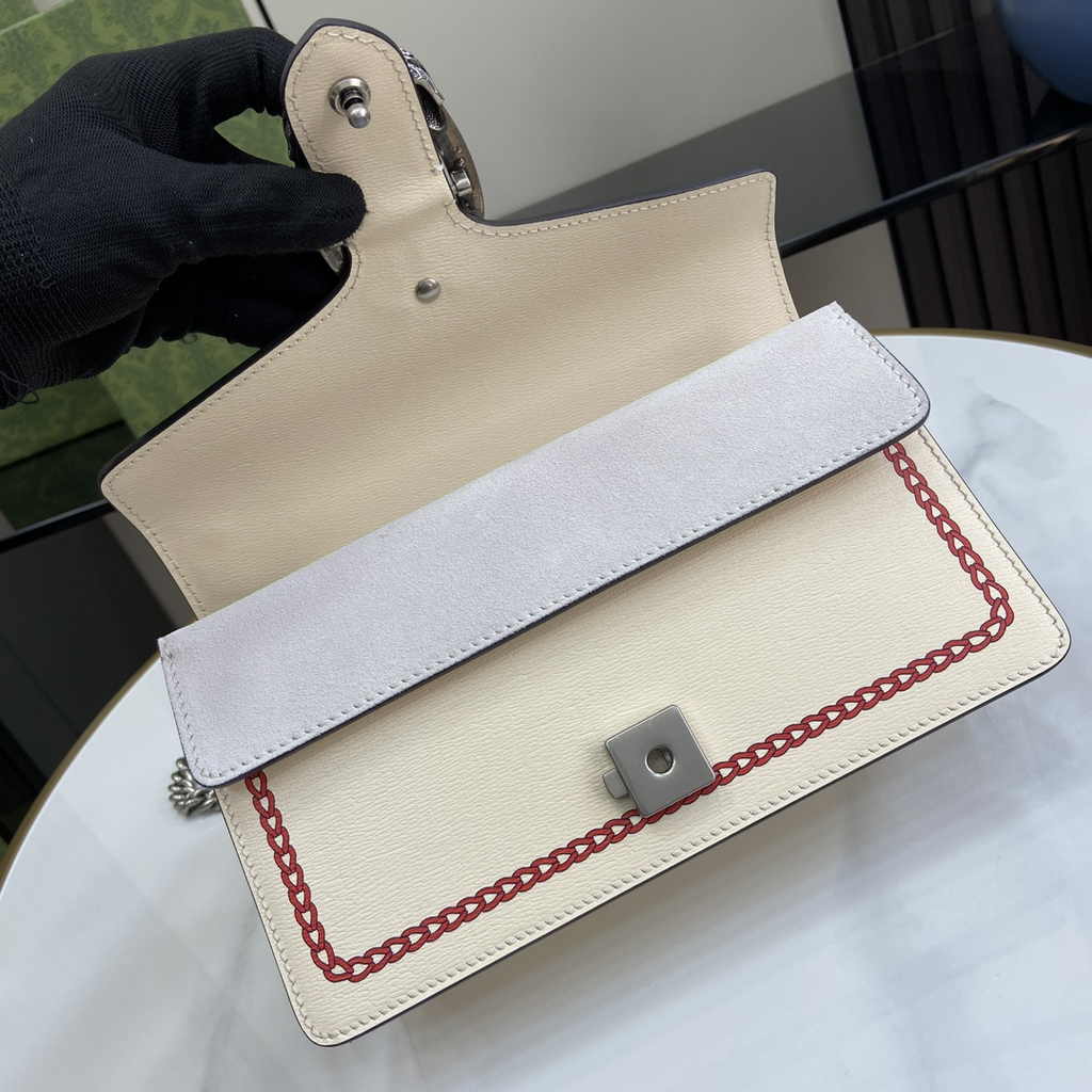 Gucci Dionysus GG small shoulder bag 499623 in beige leather