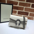 Gucci Dionysus Super Mini Bag 476432 White Leather