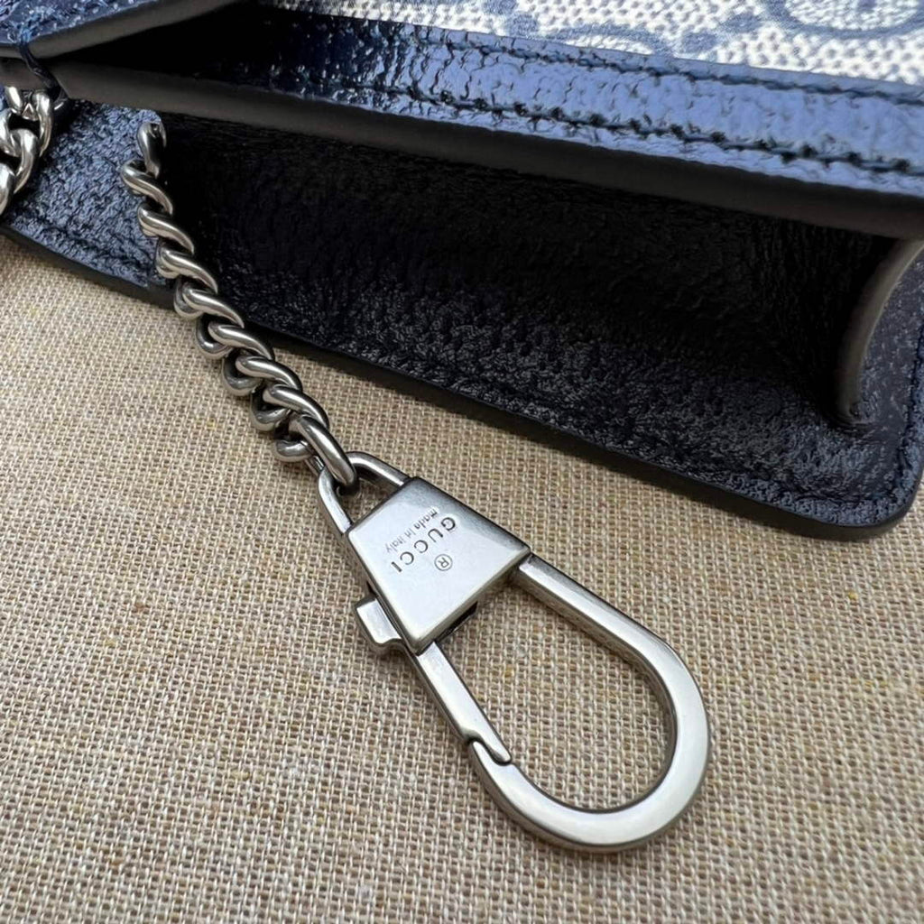 Gucci Dionysus Super Mini Bag 476432 Black GG Supreme
