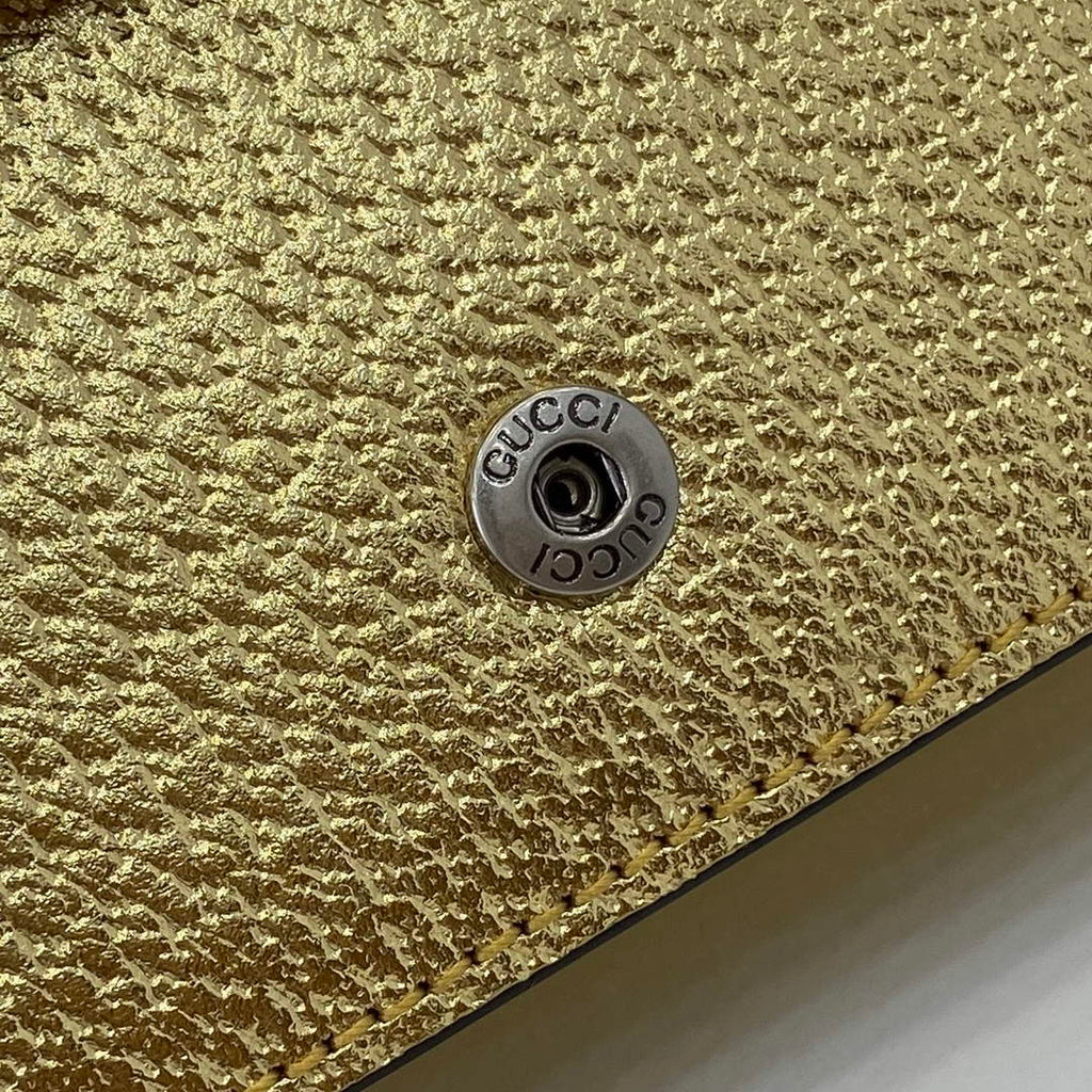 Gucci Dionysus Super Mini Bag 476432 Gold Leather
