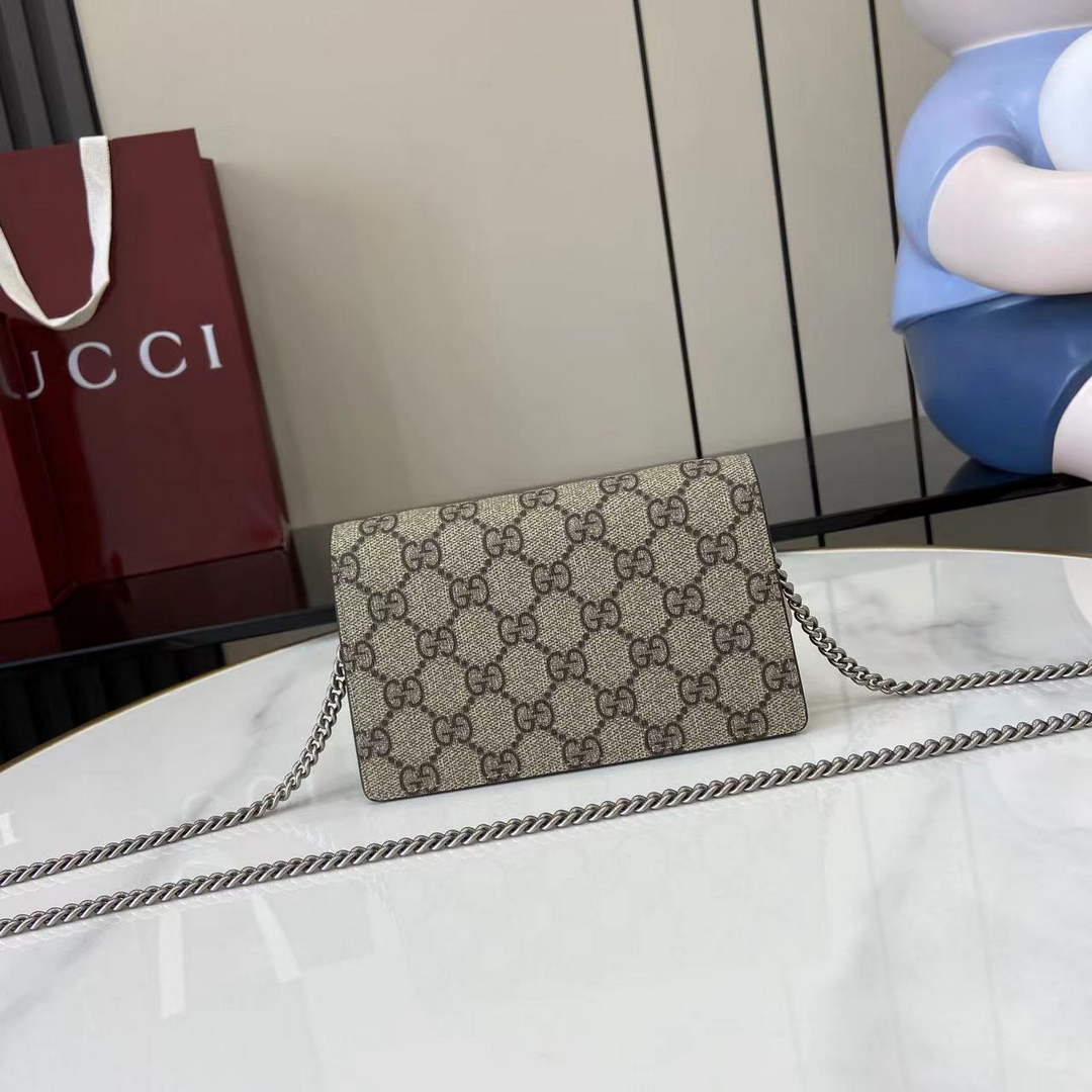 Gucci Dionysus GG Supreme Super Mini Bag 476432 Beige