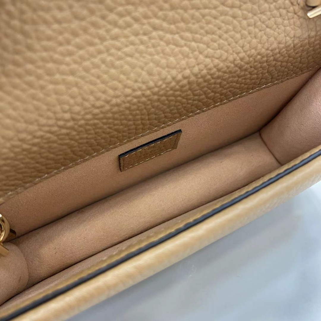 Gucci Dionysus Super Mini Bag 476432 Light Brown Leather