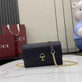 Gucci Dionysus wallet on chain ‎837373 in black leather