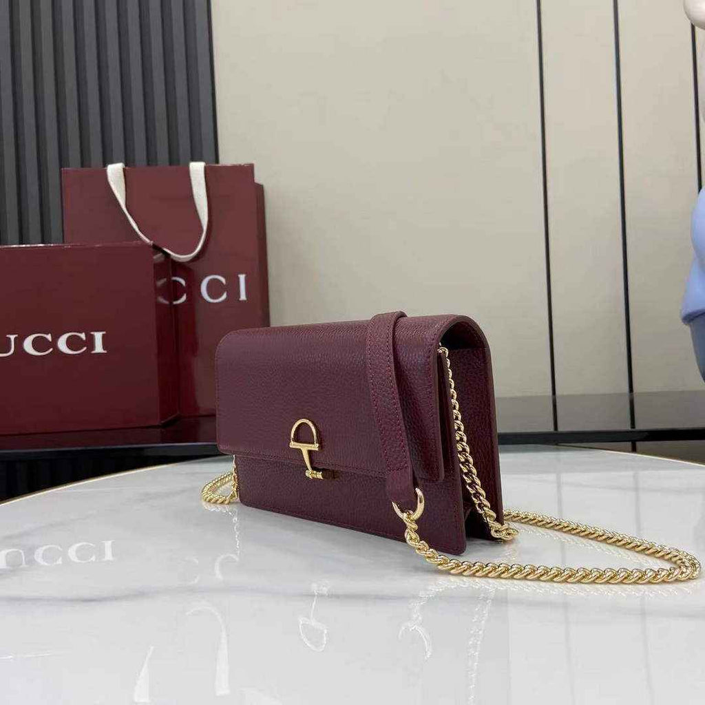 Gucci Dionysus wallet on chain ‎837373 in red leather