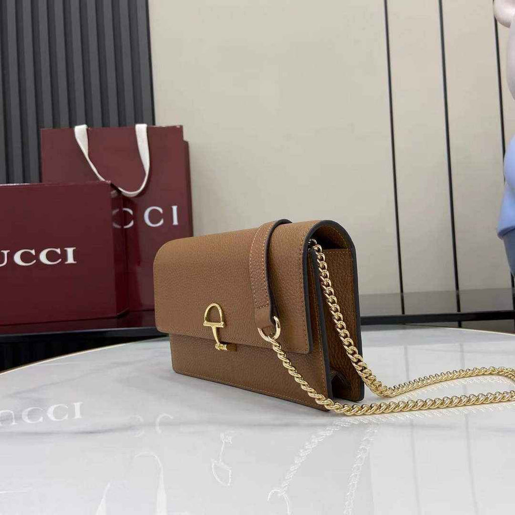 Gucci Dionysus wallet on chain ‎837373 in brown leather