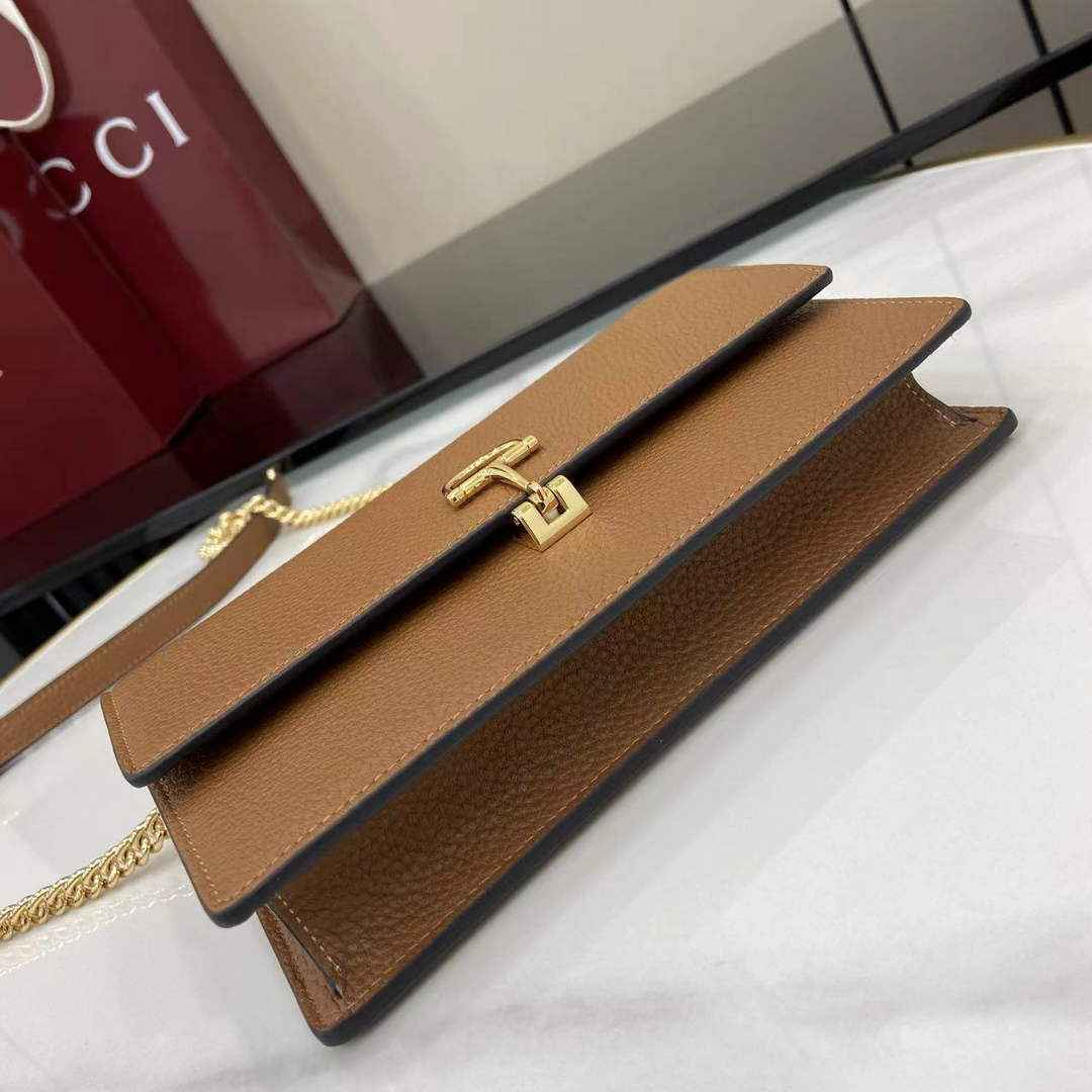 Gucci Dionysus wallet on chain ‎837373 in brown leather