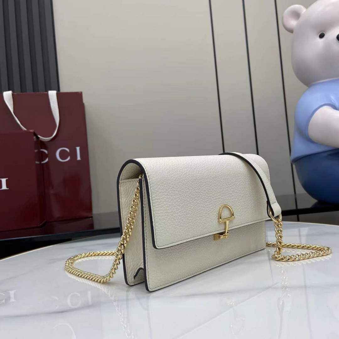 Gucci Dionysus wallet on chain ‎837373 in beige leather